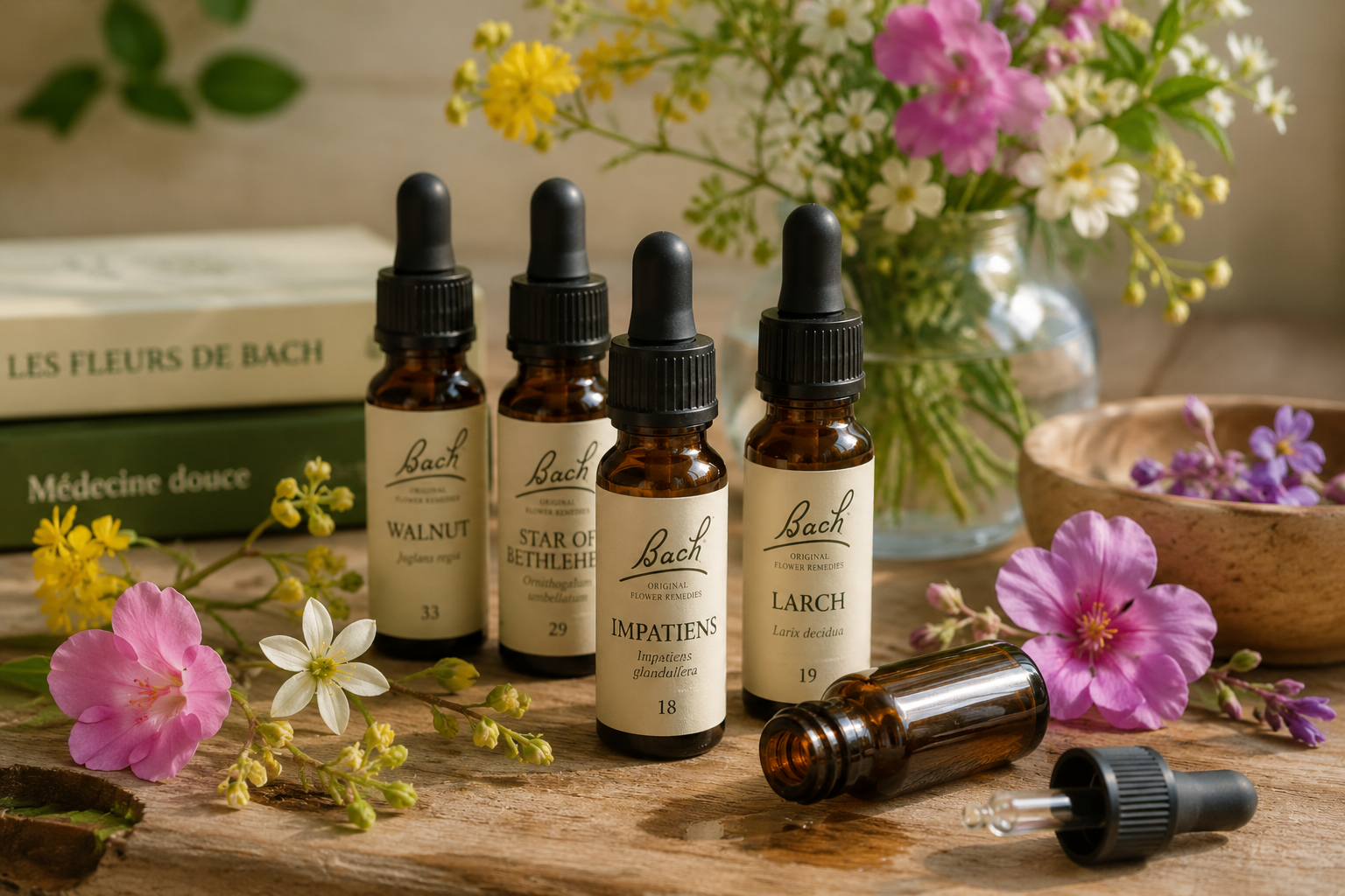 Fleurs de bach Séance avec les fleurs de Bach proposée par Maryline
